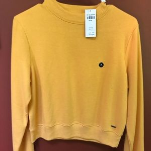 Girls Hollister Yellow Crewneck